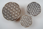 Preview: Set Holzdruckstempel Blume des Lebens